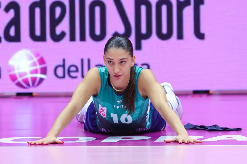 Volleyball beauties caused a fever in the Italian Super Cup final because it was so beautiful - Photo 4