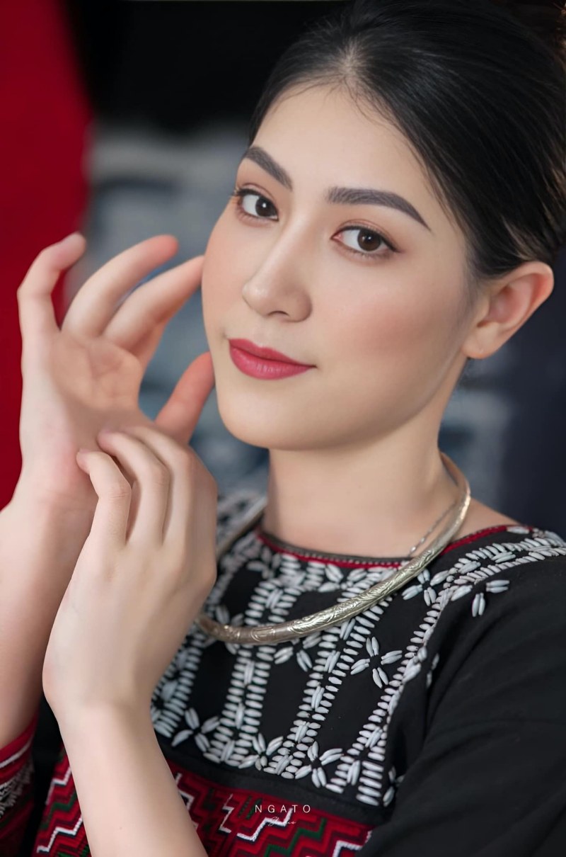 Close -up of beauty Hoang Thi Kieu Trinh - Miss VTV Cup 2023 - Photo 7