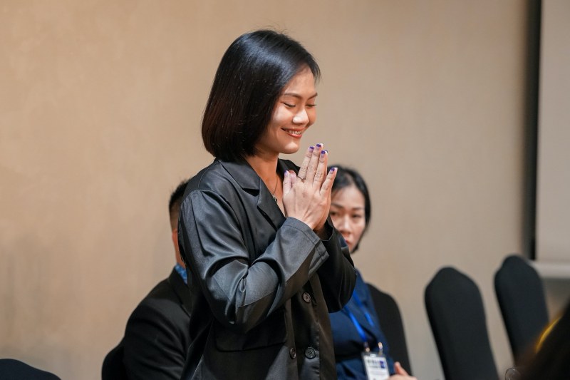 The beauty of the female referee caused a fever in Sea V.League 2023 because she was so beautiful - Photo 9