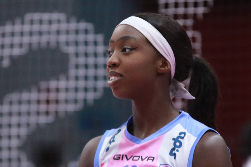 Beauty is like the black pearl of Italian beauty in Volleyball Nations League 2023 - Photo 4