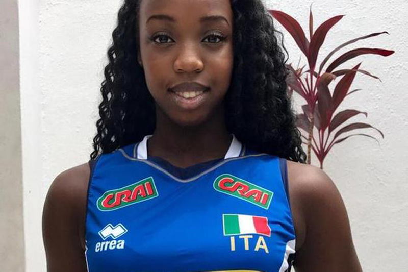 Beauty is like the black pearl of Italian beauty in the Volleyball Nations League 2023 - Photo 9