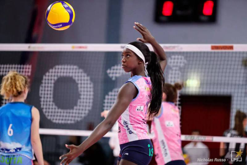 Beauty is like the black pearl of Italian beauty in Volleyball Nations League 2023 - Photo 1