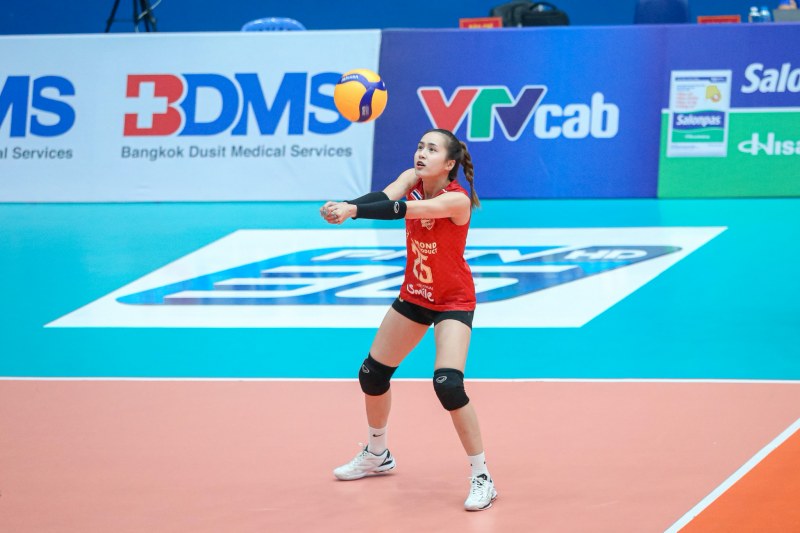 Fleeting the innocent beauty of Thai volleyball hot girl in the Asian tournament - Photo 5