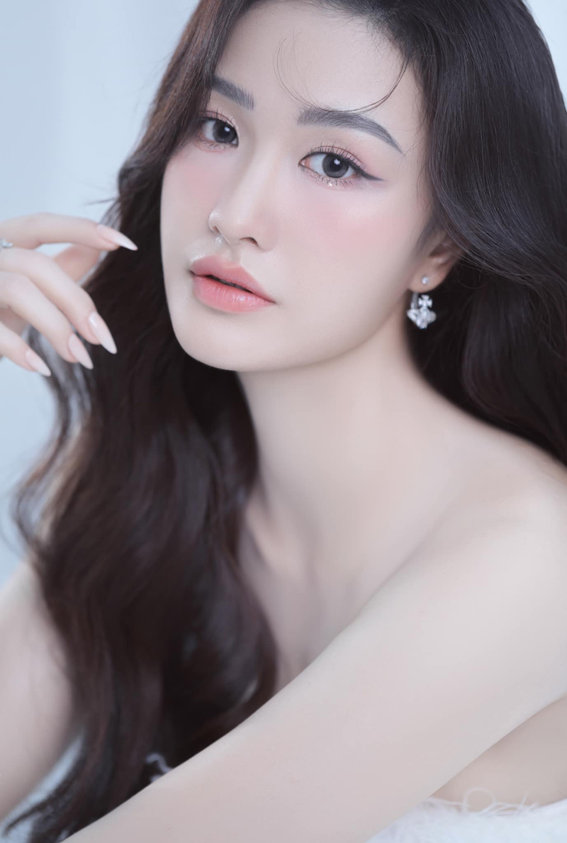 The beauty of the volleyball Dang Thi Kim Thanh released a set of 'heart -cutting' photos - Photo 2