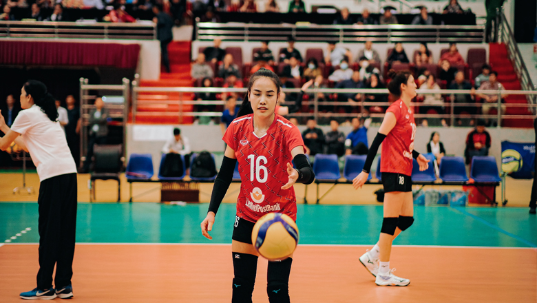 Bunch of photos: A series of beautiful Vietnamese volleyball people in the tournament in the ancient capital - Photo 4