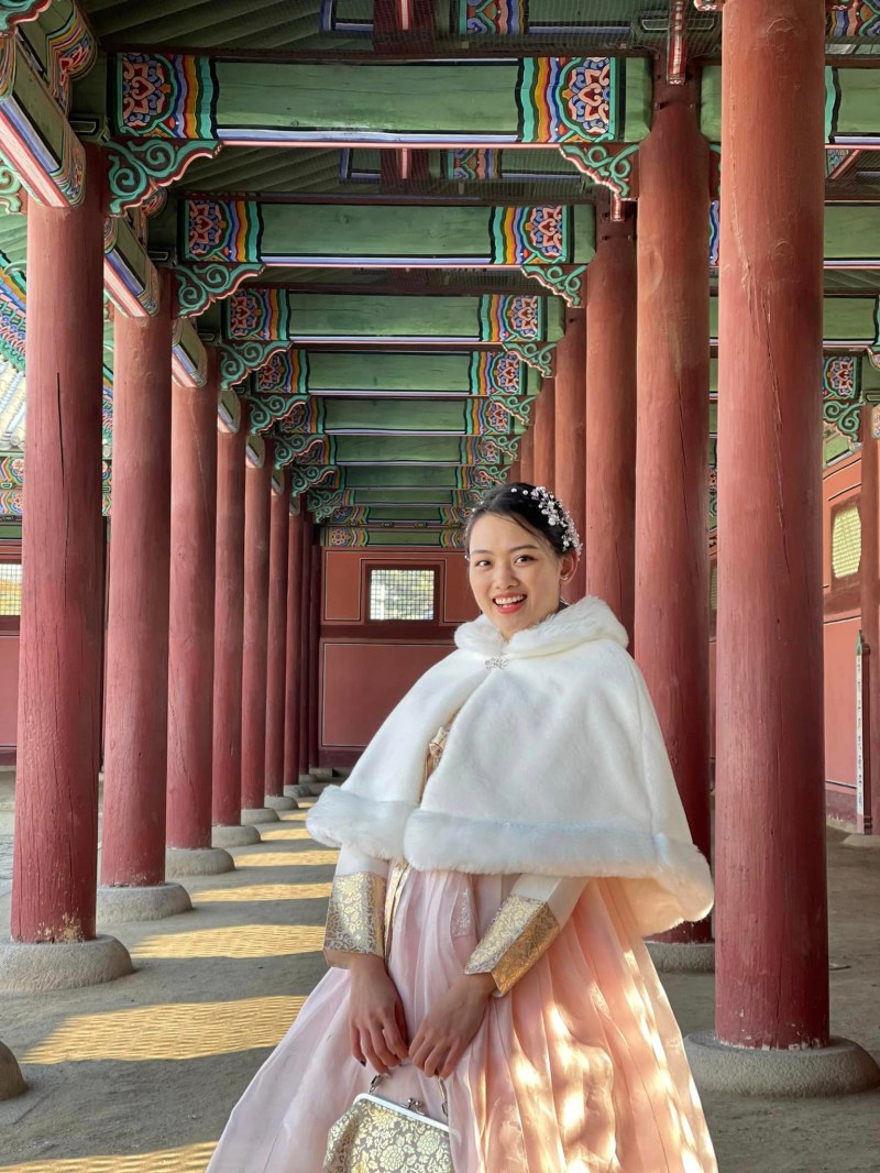 Miss volleyball Thu Hoai Hoa beautiful Korean beauty in Kim Chi - Photo 1
