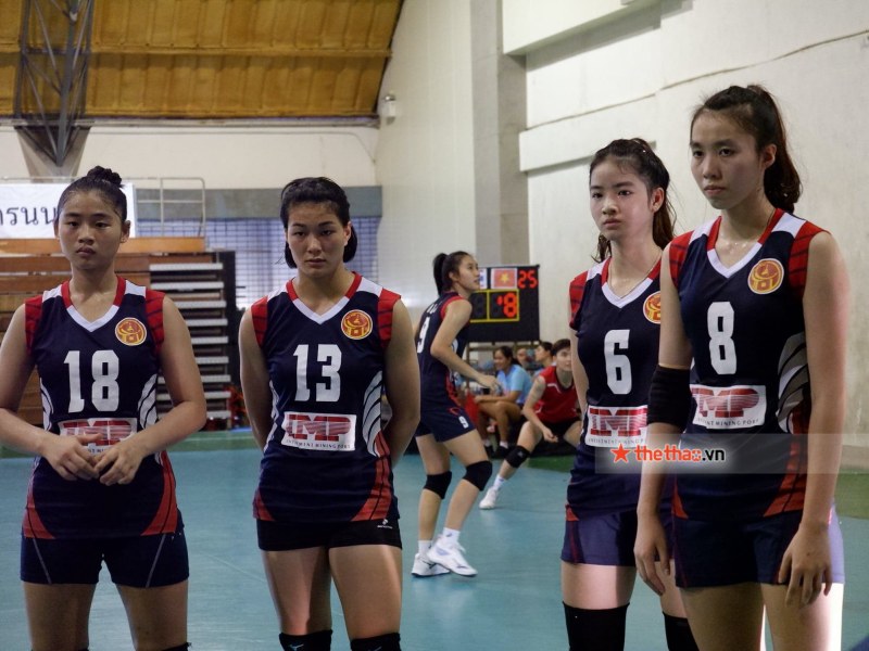 Miss Kinh Bac volleyball shows beauty, winning on Thai land - Photo 4