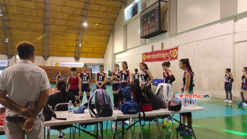 Miss Kinh Bac volleyball shows beauty, won on Thai land - Photo 5