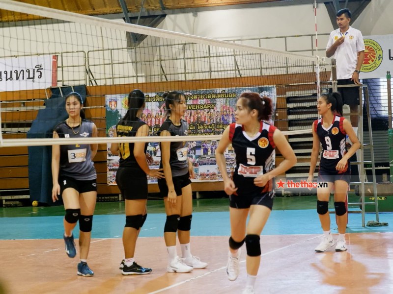 Miss Kinh Bac volleyball shows beauty, winning in Thai land - Photo 3
