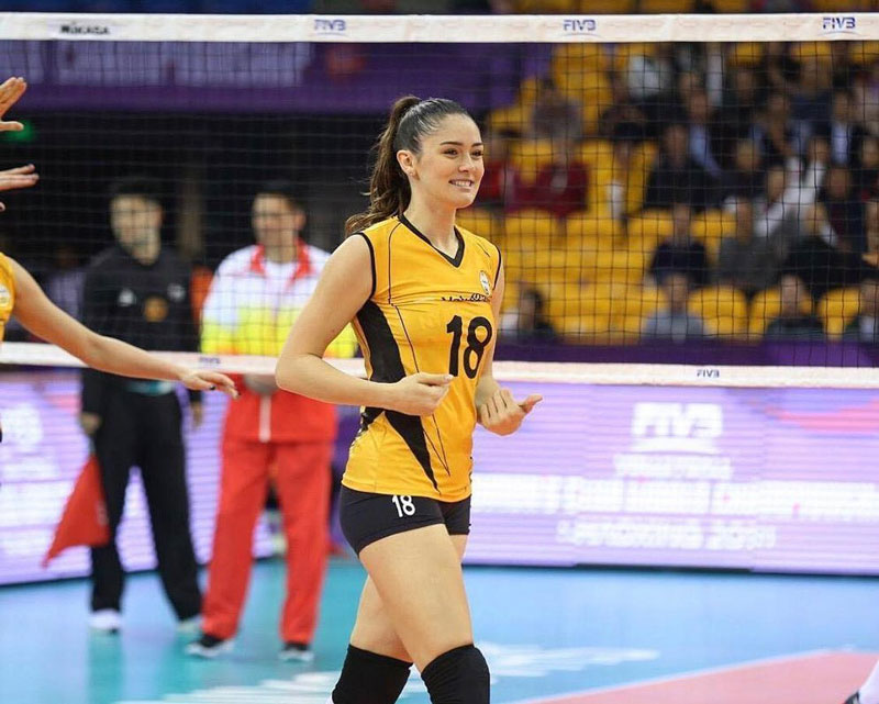 The beauty of the volleyball is 1.98m high, so beautiful that it is advised Miss - Photo 6