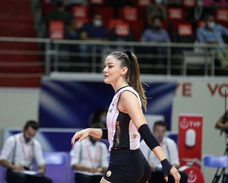 The beauty of the volleyball is 1.98m high, so beautiful that it is advised Miss - Photo 5