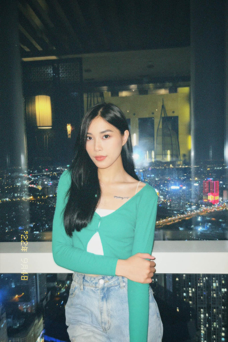 Beauty increasingly 'incense' of Dang Thu Huyen after the top 10 Miss Universe VN - Photo 5