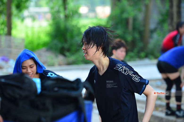 Watch the Star Stars of the National Women's Volleyball team training in Ninh Binh - Photo 2