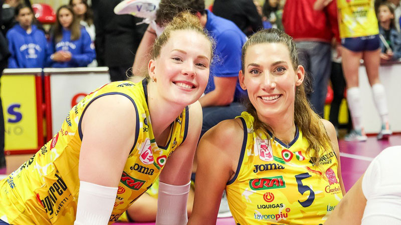 'Swedish Princess' shines in the super classic match of Italian volleyball - Photo 2