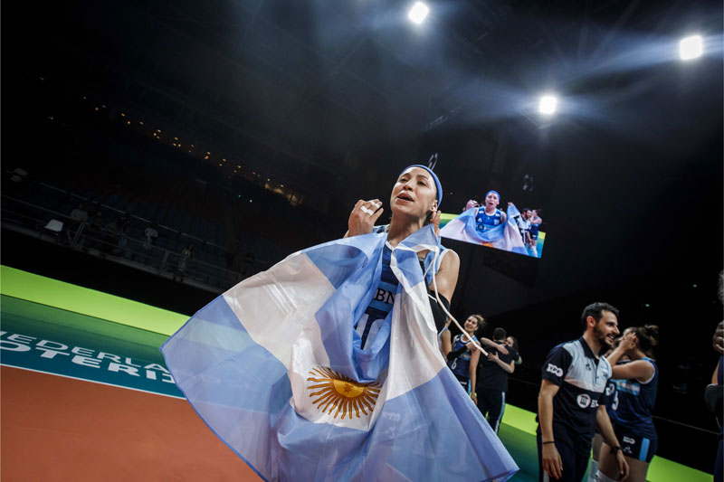 The Belgian star scored 41 points before the home team, the Argentine women's volleyball made history - Photo 2