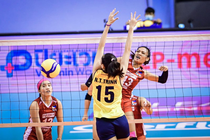 The Vietnamese women's volleyball team won 2 individual prizes in ASEAN Grand Prix 2022 - Photo 2
