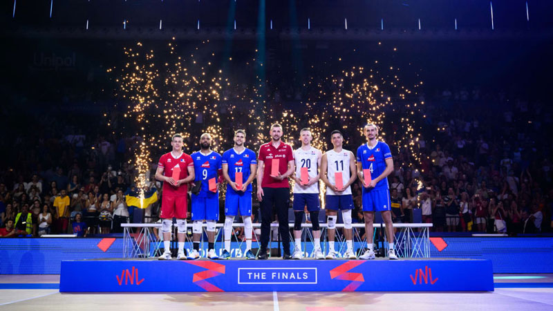 The best squad of the VNL men's volleyball tournament 2022 - Photo 2