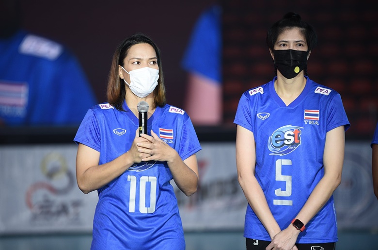 Pictures of emotional matches farewell 7 athletes Legend of Thai women's volleyball - Photo 19