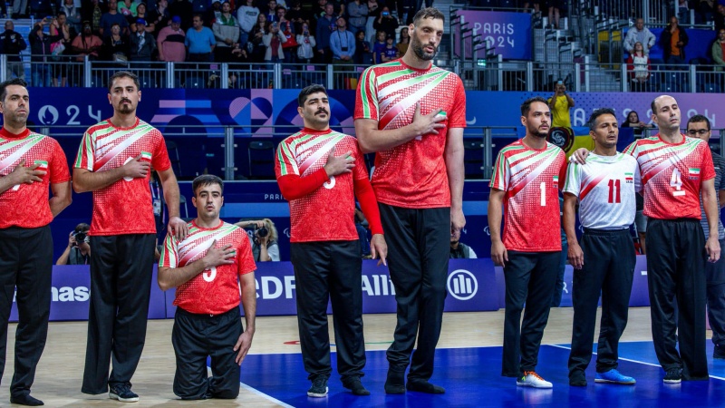 'Giant' helps volleyball for Iranian 8 times in a row to win the Paralympic gold medal - Photo 1