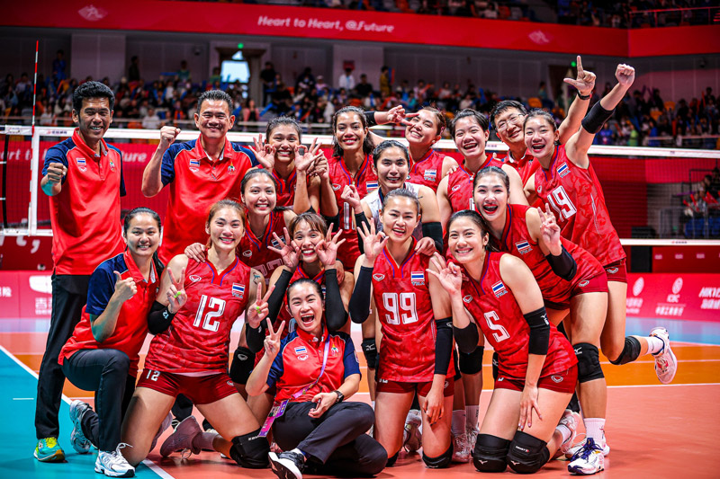 Asian women's volleyball restores order in ASIAD 19: Thailand on 'ground', Vietnam to a new position - Photo 1
