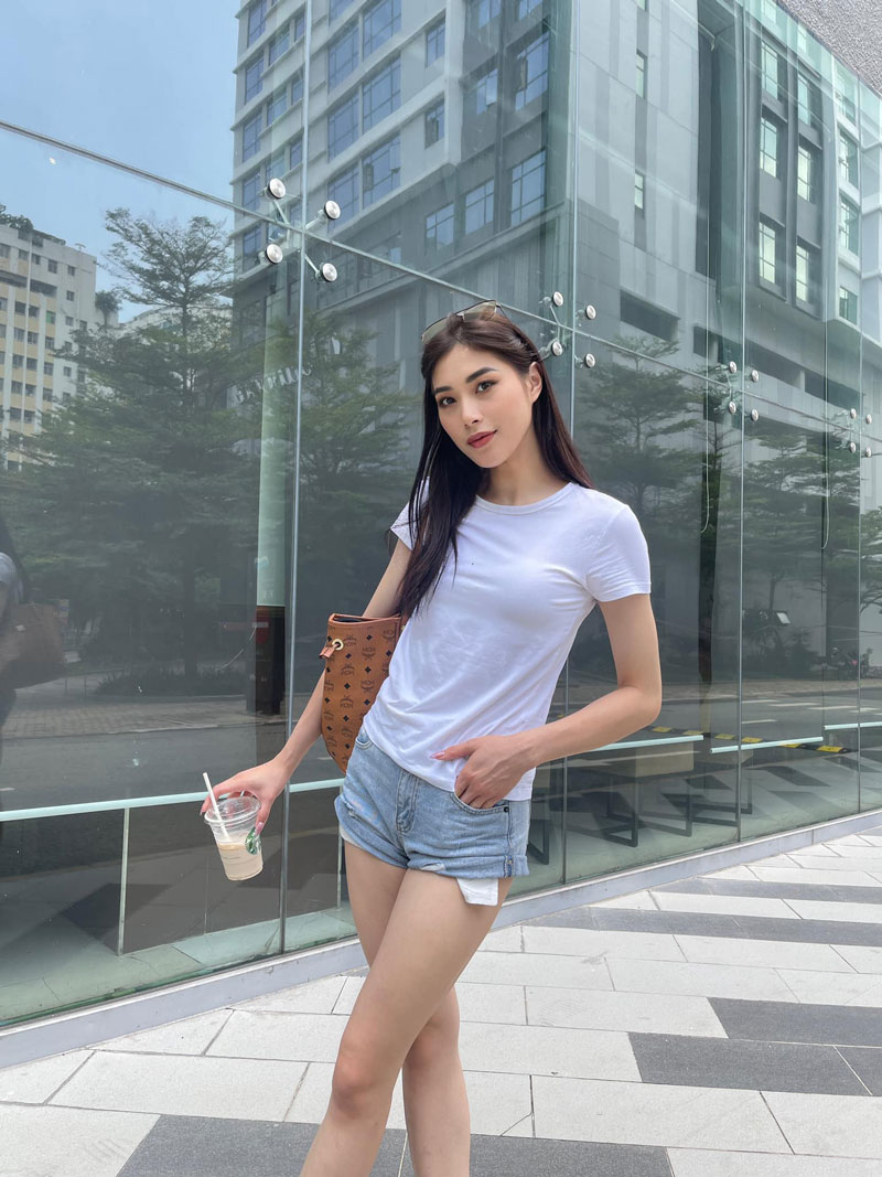 Beauty increasingly 'incense' of Dang Thu Huyen after the top 10 Miss Universe VN - Photo 2