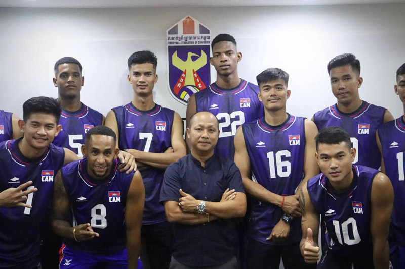 Cambodian male volleyball is massively attended ASIAD 19 in China - Photo 1