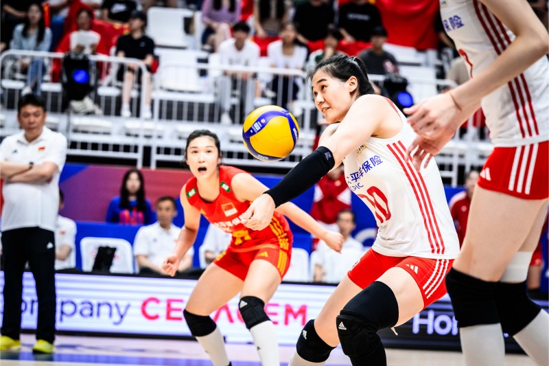 Chinese women's volleyball team loses Dominican in Volleyball Nations League 2023 - Photo 1