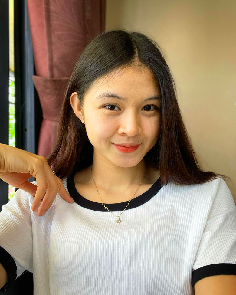 Chu Thi Ngoc volleyball doll is radiant in everyday outfit - Photo 11
