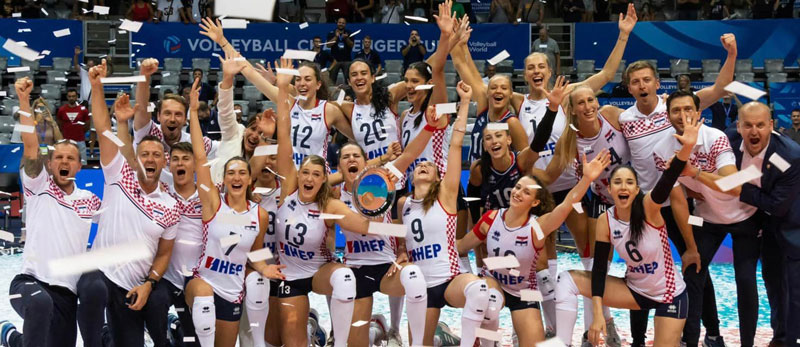 Croatia won the Challenger Cup, won the right to play Volleyball Nations League 2023 - Photo 1