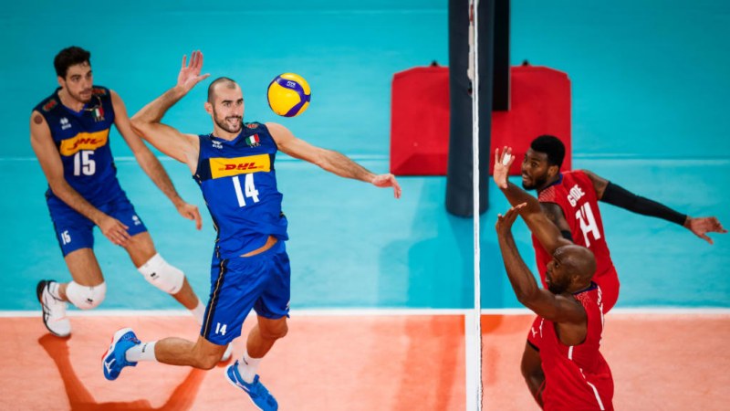 Cuban men's volleyball 'embrace' in front of the Italian boys in the 2022 men's volleyball volleyball tournament - Photo 1