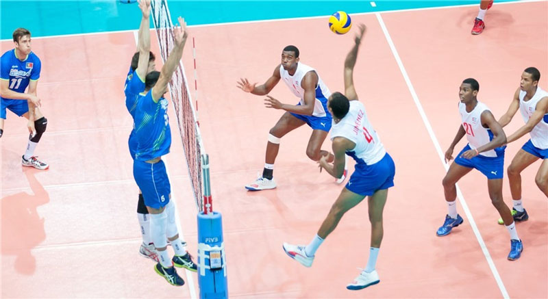 Cuban men's volleyball launched a huge squad, the Japanese team Lam Nguyet - Photo 1
