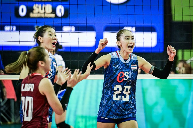 Easy 'beautiful' Indonesia, recruiting Thai women's volleyball in Vietnam V.League 2023 - Photo 1