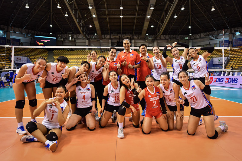 Filipino women's volleyball team won the last match, ranked 13/14 in the Asian Championship 2023 - Photo 1