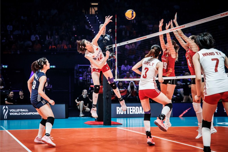Japan, China 'led' each other in the quarterfinals of the Women's Volleyball Tournament 2022 - Photo 1