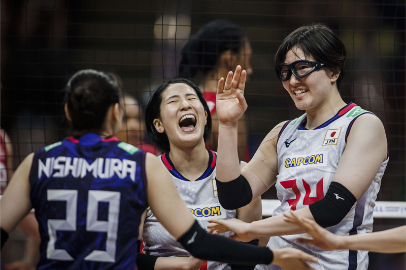 Japanese women's volleyball team has a strange team against the US in the quarterfinals of Volleyball Nations League 2023 - Photo 1