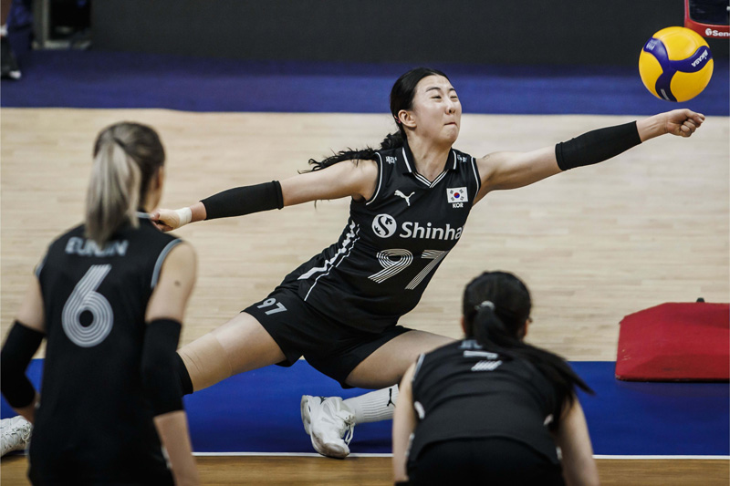 Korean women's volleyball team continues to lose bold, ranked at the end of the Volleyball Nations League 2023 - Photo 1