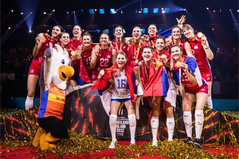 Light win against Brazil, Serbia for the second time in a row to win the world volleyball champion - Photo 1