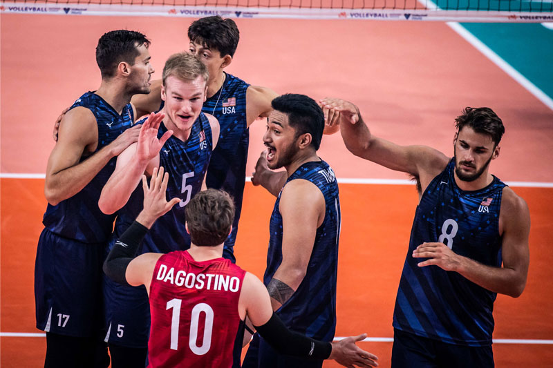 Link to watch live volleyball VNL 2022 US vs France, 10:00 this morning 7/7 - Photo 1