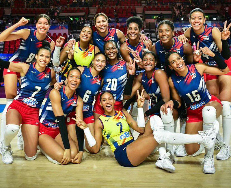 List of female volleyball teams Dominican attend Volleyball Nations League 2025 - Photo 1