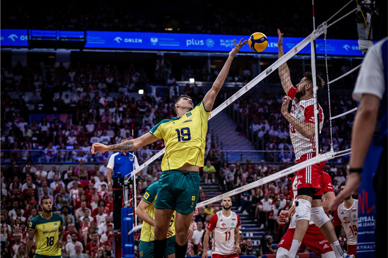Men's Polish Volleyball Recruitment Brazil, confronted Japan in the semi -finals of Volleyball Natios League 2023 - Photo 1