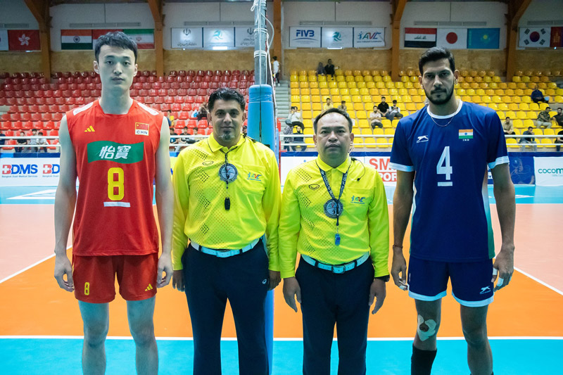 Recruiting Chinese men's volleyball 'dead' against India in the Asian Championship 2023 - Photo 1