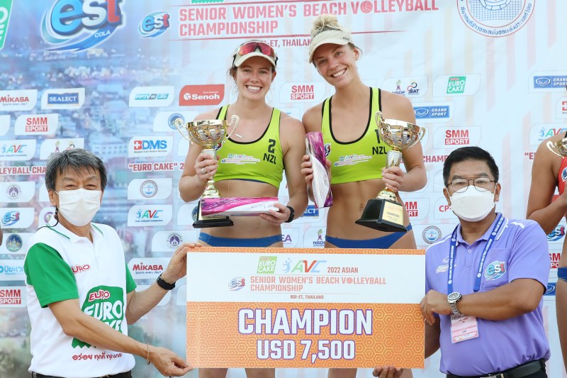 New Zealand won the Asian beach volleyball championship, the representative of Vietnam could not surprise - Photo 1