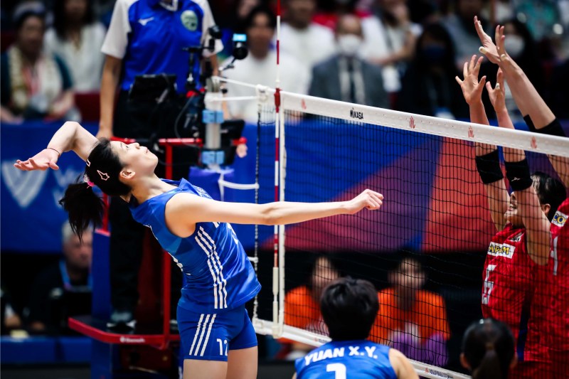 Recruiting Chinese women's volleyball to win Japan at Volleyball Nations League 2023 - Photo 1