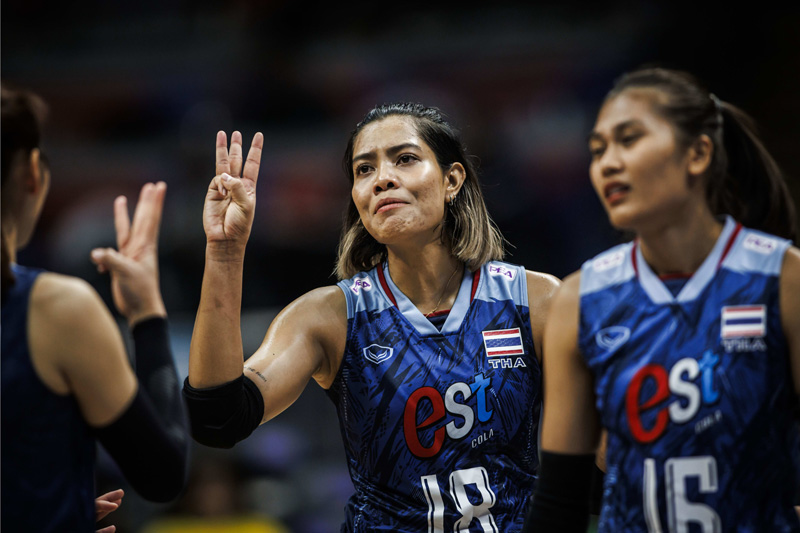 Recruiting Thai women's volleyball to lose the white team that has just ranked in Volleyball Nations League 2023 - Photo 1