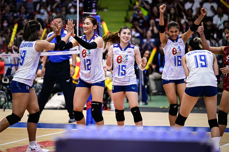 Recruiting Thai women's volleyball to set a bad record at home in Volleyball Nations League 2023 - Photo 1