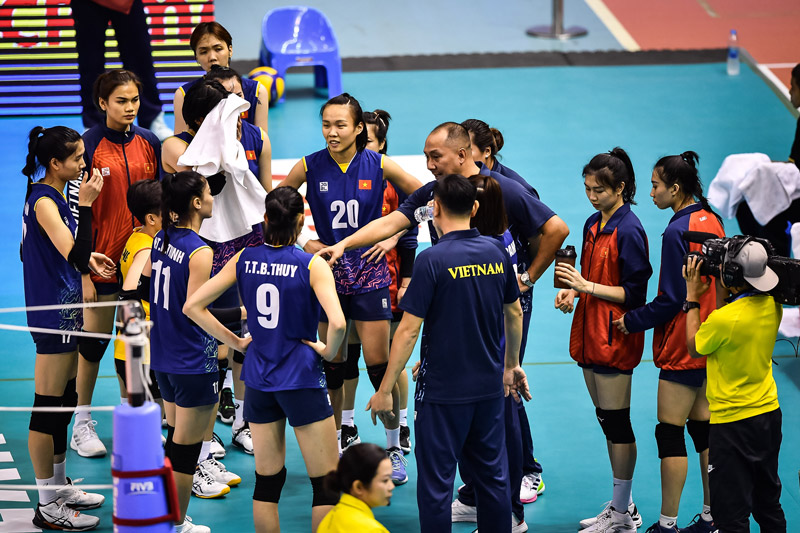 Recruitment of Vietnamese women's volleyball to quickly lose China in the semi -finals of the Asian Championship 2023 - Photo 1