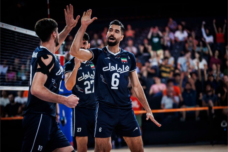 Iranian male volleyball team makes Germany lose your mind in Volleyball Nations League 2023 - Photo 1