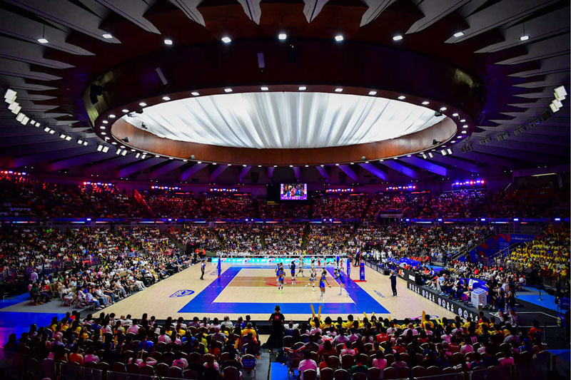 SEA Games 33 volleyball takes place at a huge gymnasium, once hosted the final of Volleyball Nations League - Photo 1