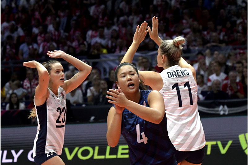 Shocked failure, American volleyball lost the world's No. 1 in bitterness - Photo 1