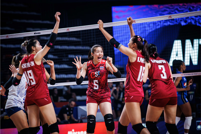 Thai women's volleyball has the strongest team in Vietnam in Sea V.League 2023 - Photo 1